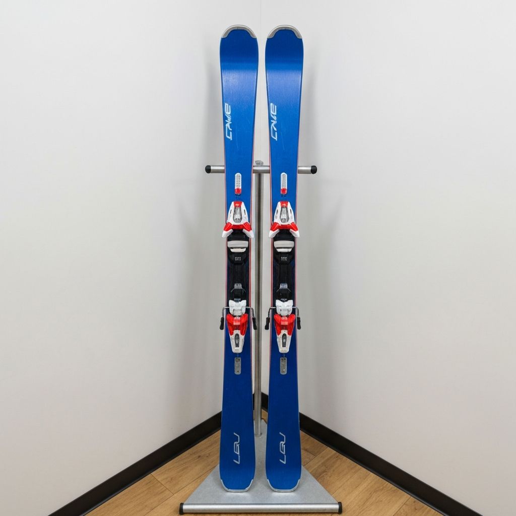 Fertige Ski bereit